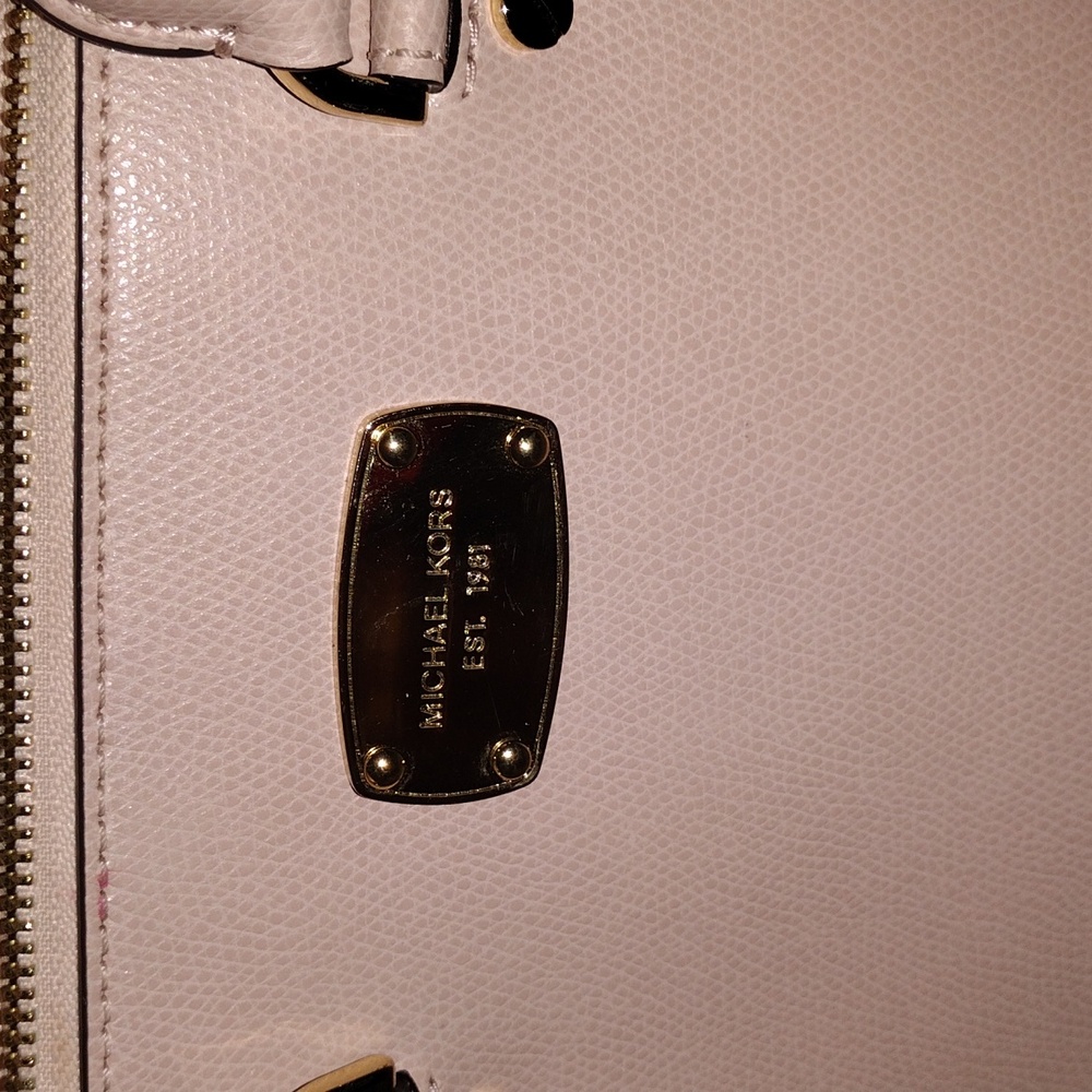 Michael Kors Soft Pink Leather Satchel - Picture 10 of 16